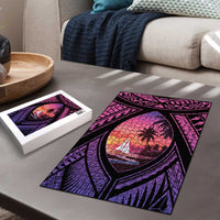 Guam Chamorro Artsy Puzzle Guahan Sunset Beach LT9 - Polynesian Pride