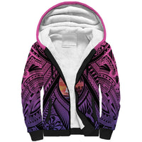 Guam Chamorro Artsy Sherpa Hoodie Guahan Sunset Beach LT9 Unisex Sunset - Polynesian Pride
