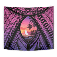 Guam Chamorro Artsy Tapestry Guahan Sunset Beach LT9 - Polynesian Pride