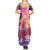 Guam Latte Stone with Map Summer Maxi Dress Bougainvillea Beach Sunset