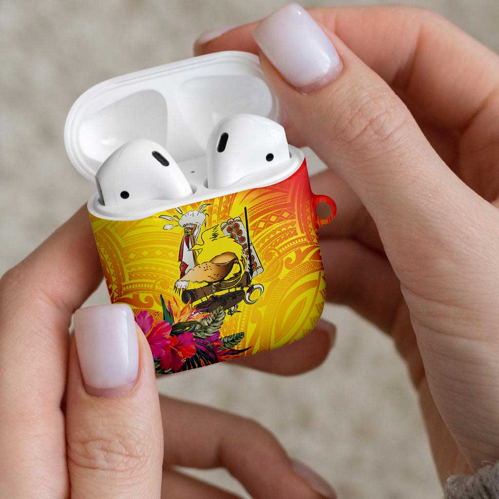Papua New Guinea Cultural Tropical Flowers AirPods Case LT9 - Polynesian Pride