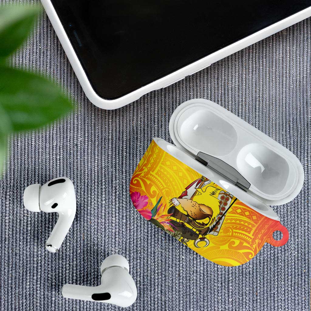 Papua New Guinea Cultural Tropical Flowers AirPods Case LT9 - Polynesian Pride
