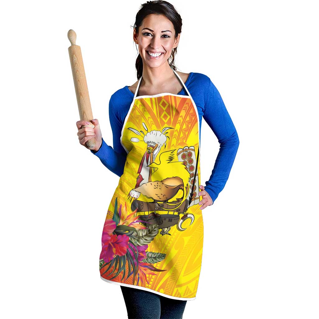 Papua New Guinea Cultural Tropical Flowers Apron LT9 - Polynesian Pride