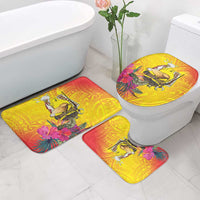 Papua New Guinea Cultural Tropical Flowers Bathroom Set LT9 - Polynesian Pride