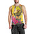 Papua New Guinea Cultural Tropical Flowers Men Tank Top