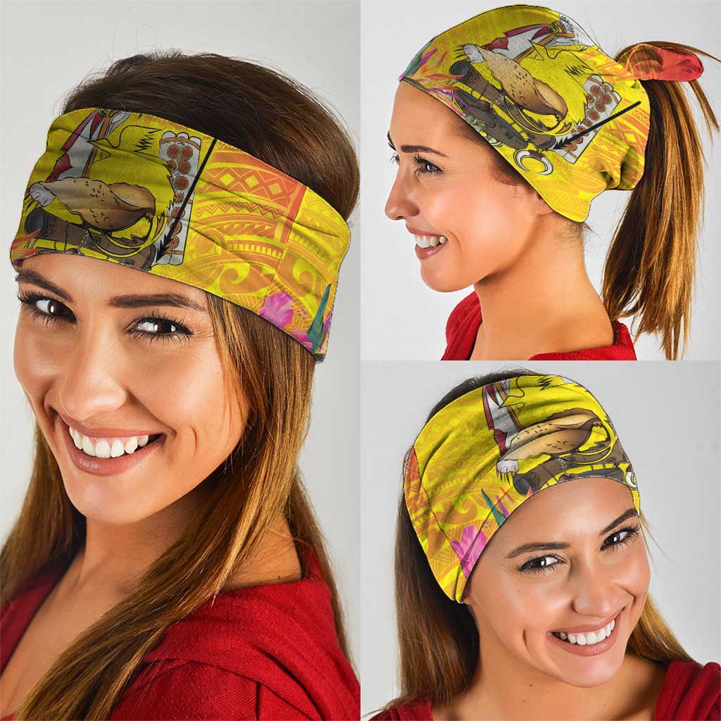 Papua New Guinea Cultural Tropical Flowers Neck Gaiter LT9 - Polynesian Pride