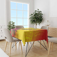 Papua New Guinea Cultural Tropical Flowers Tablecloth LT9 - Polynesian Pride