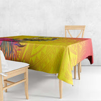 Papua New Guinea Cultural Tropical Flowers Tablecloth LT9 - Polynesian Pride