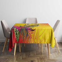 Papua New Guinea Cultural Tropical Flowers Tablecloth LT9 - Polynesian Pride