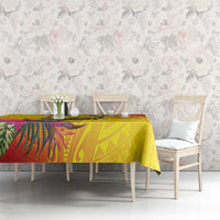 Papua New Guinea Cultural Tropical Flowers Tablecloth LT9 - Polynesian Pride