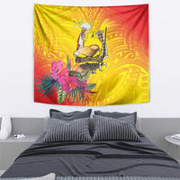 Papua New Guinea Cultural Tropical Flowers Tapestry LT9 - Polynesian Pride