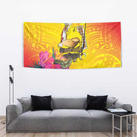 Papua New Guinea Cultural Tropical Flowers Tapestry LT9 - Polynesian Pride