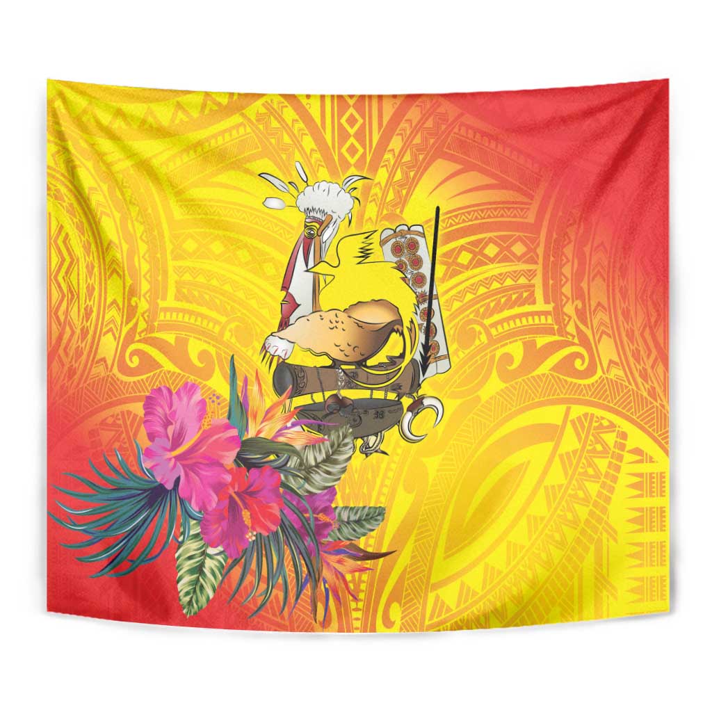 Papua New Guinea Cultural Tropical Flowers Tapestry LT9 - Polynesian Pride