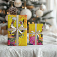 Papua New Guinea Cultural Tropical Flowers Wrapping Paper LT9 - Polynesian Pride