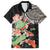 Personalized Japanese Koi Fish Family Matching Long Sleeve Bodycon Dress and Hawaiian Shirt with Polynesian Pattern