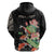 Personalized Japanese Koi Fish Hoodie with Polynesian Pattern