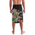 Personalized Japanese Koi Fish Lavalava with Polynesian Pattern