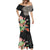 Personalized Japanese Koi Fish Mermaid Dress with Polynesian Pattern