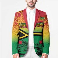 Hapi 45th Indipendens Dei Vanuatu Blazer Yumi 1980 with Vanuatuan Beach Landscape LT9 - Polynesian Pride