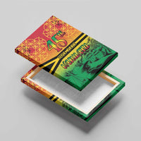 Hapi 45th Indipendens Dei Vanuatu Canvas Wall Art Yumi 1980 with Vanuatuan Beach Landscape LT9 - Polynesian Pride