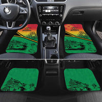 Hapi 45th Indipendens Dei Vanuatu Car Mats Yumi 1980 with Vanuatuan Beach Landscape LT9 Set 4pcs Red - Polynesian Pride
