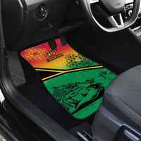 Hapi 45th Indipendens Dei Vanuatu Car Mats Yumi 1980 with Vanuatuan Beach Landscape LT9 - Polynesian Pride