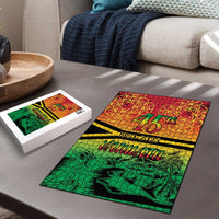 Hapi 45th Indipendens Dei Vanuatu Puzzle Yumi 1980 with Vanuatuan Beach Landscape LT9 - Polynesian Pride