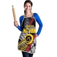Vanuatu Proud to be Ni-van Personalised Apron with Mutis En Atan Patterns LT9 - Polynesian Pride