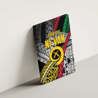 Vanuatu Proud to be Ni-van Personalised Canvas Wall Art with Mutis En Atan Patterns LT9 - Polynesian Pride