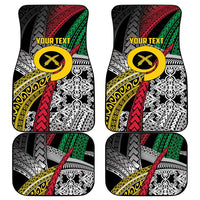 Vanuatu Proud to be Ni-van Personalised Car Mats with Mutis En Atan Patterns LT9 - Polynesian Pride