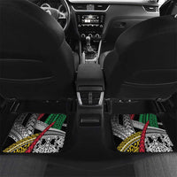 Vanuatu Proud to be Ni-van Personalised Car Mats with Mutis En Atan Patterns LT9 Set 2pcs - Back Black - Polynesian Pride