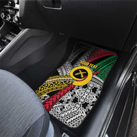 Vanuatu Proud to be Ni-van Personalised Car Mats with Mutis En Atan Patterns LT9 - Polynesian Pride