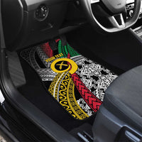 Vanuatu Proud to be Ni-van Personalised Car Mats with Mutis En Atan Patterns LT9 - Polynesian Pride