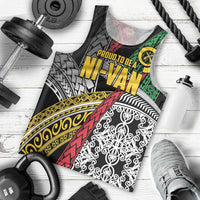 Vanuatu Proud to be Ni-van Personalised Men Tank Top with Mutis En Atan Patterns LT9 - Polynesian Pride