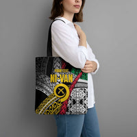Vanuatu Proud to be Ni-van Personalised Tote Bag with Mutis En Atan Patterns LT9 - Polynesian Pride