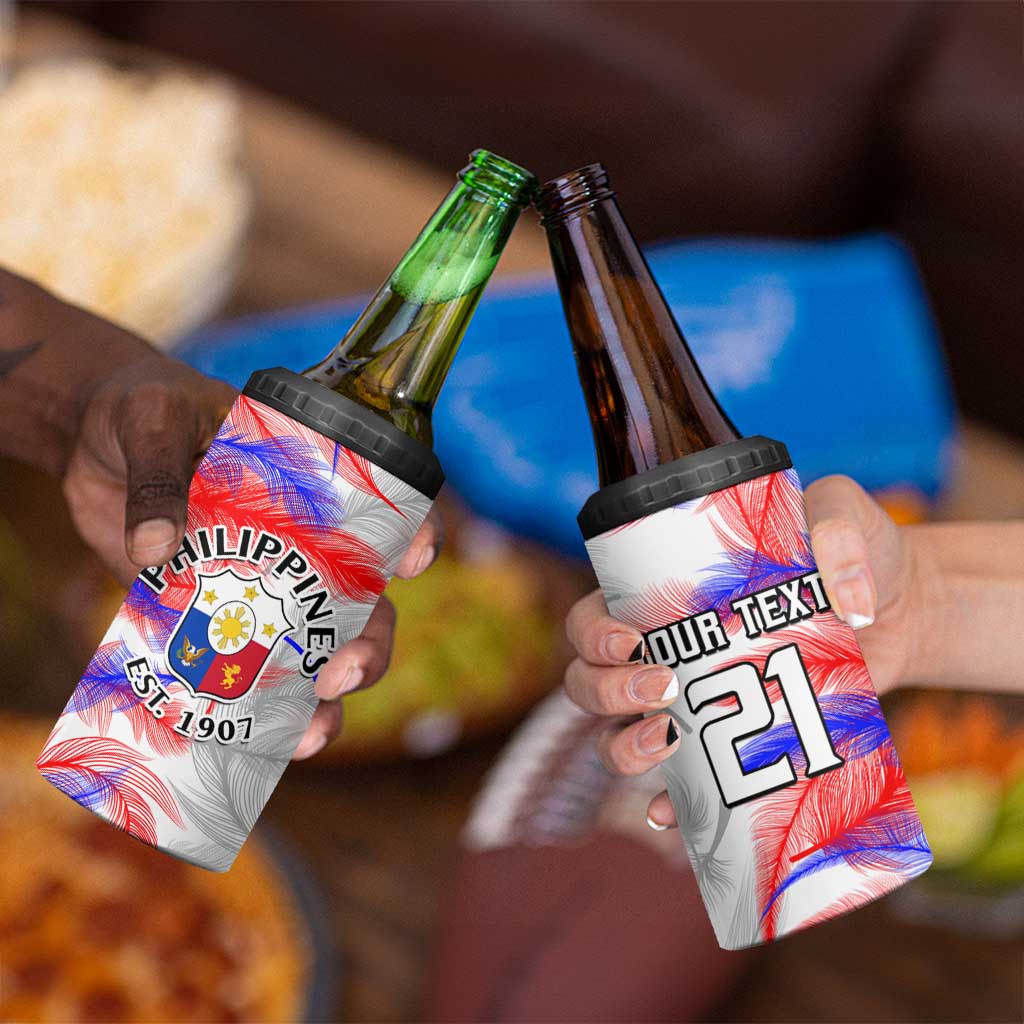 Custom Philippines Anzkals Football 4 in 1 Can Cooler Tumbler Pilipinas Be Unique LT9 - Polynesian Pride