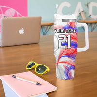 Custom Philippines Anzkals Football Tumbler With Handle Pilipinas Be Unique LT9 - Polynesian Pride