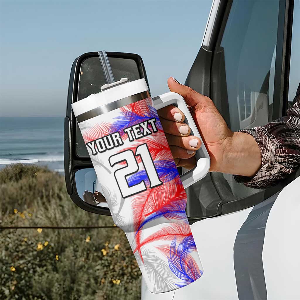 Custom Philippines Anzkals Football Tumbler With Handle Pilipinas Be Unique LT9 - Polynesian Pride