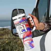 Custom Philippines Anzkals Football Tumbler With Handle Pilipinas Be Unique LT9 - Polynesian Pride