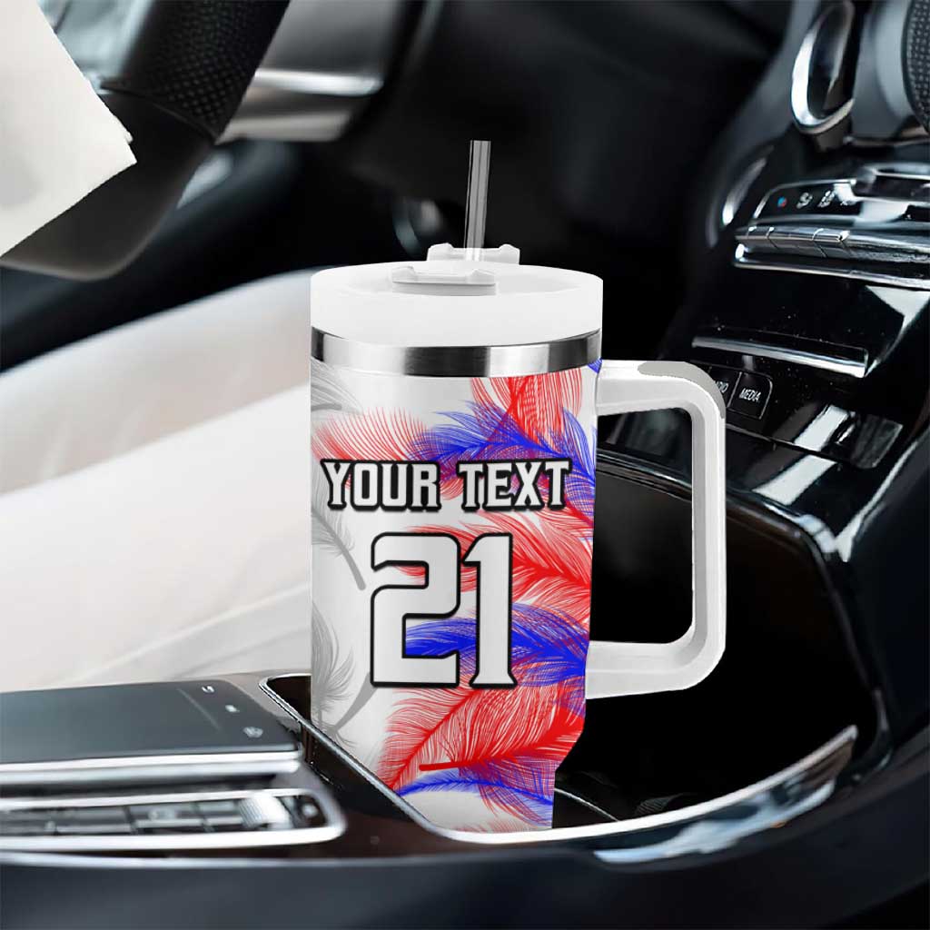 Custom Philippines Anzkals Football Tumbler With Handle Pilipinas Be Unique LT9 - Polynesian Pride
