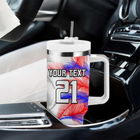 Custom Philippines Anzkals Football Tumbler With Handle Pilipinas Be Unique LT9 - Polynesian Pride