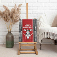 Custom Tonga Rugby Canvas Wall Art Mate Maa Kupesi Style LT9 - Polynesian Pride