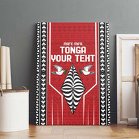 Custom Tonga Rugby Canvas Wall Art Mate Maa Kupesi Style LT9 - Polynesian Pride