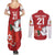 Custom Tonga Rugby Couples Matching Summer Maxi Dress and Long Sleeve Button Shirt Mate Maa Kupesi Style