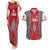 Custom Tonga Rugby Couples Matching Tank Maxi Dress and Hawaiian Shirt Mate Maa Kupesi Style