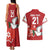 Custom Tonga Rugby Couples Matching Tank Maxi Dress and Hawaiian Shirt Mate Maa Kupesi Style