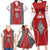 Custom Tonga Rugby Family Matching Long Sleeve Bodycon Dress and Hawaiian Shirt Mate Maa Kupesi Style