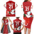 Custom Tonga Rugby Family Matching Long Sleeve Bodycon Dress and Hawaiian Shirt Mate Maa Kupesi Style