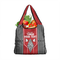 Custom Tonga Rugby Grocery Bag Mate Maa Kupesi Style LT9 1-pack One Size Red - Polynesian Pride