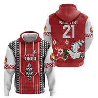 Custom Tonga Rugby Hoodie Mate Maa Kupesi Style LT9 - Polynesian Pride
